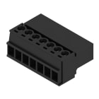 WEIDMULLER - Connettori per circuito stampato, 160V, 17.5A, Passo 3.81mm, 1.5mm², 7 poli, Collegamento a vite, SCZ 3.81/07/180G SN BK BX.