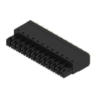 WEIDMULLER - Connettori per circuito stampato 160V 17.5A Passo 3.81mm 1.5mm² 12 poli PUSH IN attuatore Box BCF 3.81/12/180 SN BK BX. 1970190000