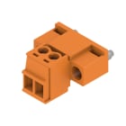 WEIDMULLER - Connettori per circuito stampato, 160V, 17.5A, Passo 3.81mm, 1.5mm², 2 poli, Collegamento a vite, Box SCZ 3.81/02/180FI SN OR BX. 1970260000