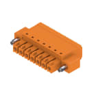 WEIDMULLER - Connettori per circuito stampato 160V 17.5A Passo 3.81mm 1.5mm² 7 poli PUSH IN attuatore Box BCF 3.81/07/180F SN OR BX.
