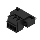 WEIDMULLER - Connettori per circuito stampato, 160V, 17.5A, Passo 3.81mm, 1.5mm², 3 poli, Collegamento a vite, Box SCZ 3.81/03/180FI SN BK BX. 1970710000