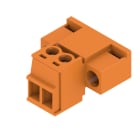 WEIDMULLER - Connettori per circuito stampato, 160V, 17.5A, Passo 3.81mm, 1.5mm², 2 poli, Collegamento a vite, SCZ 3.81/02/180F SN OR BX. 1970910000