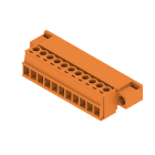 WEIDMULLER - Connettori per circuito stampato, 160V, 17.5A, Passo 3.81mm, 1.5mm², 11 poli, Collegamento a vite, Box SCZ 3.81/11/180F SN OR BX.
