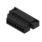 WEIDMULLER - Connettori per circuito stampato, 160V, 17.5A, Passo 3.81mm, 1.5mm², 7 poli, Collegamento a vite, SCZ 3.81/07/180F SN BK BX.