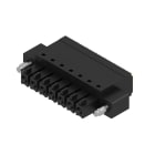 WEIDMULLER - Connettori per circuito stampato 160V 17.5A Passo 3.81mm 1.5mm² 7 poli PUSH IN attuatore Box BCF 3.81/07/180F SN BK BX.