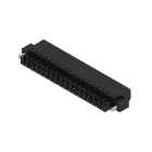 WEIDMULLER - Connettori per circuito stampato 160V 17.5A Passo 3.81mm 1.5mm² 18 poli PUSH IN attuatore Box BCF 3.81/18/180F SN BK BX. 1972170000