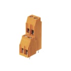 WEIDMULLER - Morsetto per circuito stampato, 320 V, 32.5 A, Passo in mm: 5.00, 6 mm², Numero di poli: 16, Collegamento a vite, Collegamento a saldare THT, 90°, Box