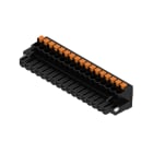 WEIDMULLER - Connettori per circuito stampato 320V 24A Passo 5.00mm² 3.31mm² 17 poli PUSH IN attuatore Box BLF 5.00HC/17/90F SN BK BX.