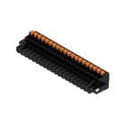 WEIDMULLER - Connettori per circuito stampato 320V 24A Passo 5.00mm 3.31mm² 20 poli PUSH IN attuatore Box BLF 5.00HC/20/90F SN BK BX.