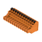 WEIDMULLER - Connettori per circuito stampato, 320V, 24A, Passo 5.00mm, 3.31mm², 12 poli, PUSH IN con attuatore, Box BLF 5.00HC/12/90 SN OR BX. 1980270000