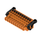 WEIDMULLER - Connettori per circuito stampato, 320V, 24A, Passo 5.00mm, 3.31mm², 10 poli, PUSH IN con attuatore, BLF 5.00HC/10/90LR SN OR BX.