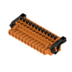 WEIDMULLER - Connettori per circuito stampato, 320V, 24A, Passo 5.00mm, 3.31mm², 12 poli, PUSH IN con attuatore, Box BLF 5.00HC/12/90LR SN OR BX. 1980970000