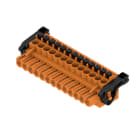 WEIDMULLER - Connettori per circuito stampato, 320V, 24A, Passo 5.00mm, 3.31mm², 13 poli, PUSH IN con attuatore, Box BLF 5.00HC/13/90LR SN OR BX.