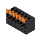 WEIDMULLER - Morsetto per circuito stampato 10.00 mm LUF 10.00/06/90 5.0SN BK BX
