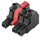 WEIDMULLER - Connettori per circuito stampato, 1000V, 78.3A, Passo 10.16mm, 16mm², 4 poli, Collegamento a vite, BUZ 10.16IT/04/180MF3 AG BK BX.