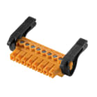 WEIDMULLER - Connettori per circuito stampato, 160V, 17.5A, Passo 3.81mm, 1.5mm², 4 poli, Collegamento a vite, Box BCZ 3.81/04/180LR SN OR BX.