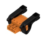 WEIDMULLER - Connettori per circuito stampato 160V 17.5A Passo 3.81mm 1.5mm² 3 poli PUSH IN attuatore Box BCF 3.81/03/180LR SN OR BX.