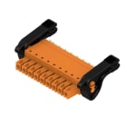 WEIDMULLER - Connettori per circuito stampato 160V 17.5A Passo 3.81mm 1.5mm² 9 poli PUSH IN attuatore Box BCF 3.81/09/180LR SN OR BX. 2442670000