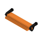 WEIDMULLER - Connettori per circuito stampato 160V 17.5A Passo 3.81mm 1.5mm² 18 poli PUSH IN attuatore Box BCF 3.81/18/180LR SN OR BX
