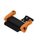 WEIDMULLER - Connettori per circuito stampato, 160V, 17.5A, Passo 3.81mm, 1.5mm², 8 poli, PUSH IN con attuatore, Box BCF 3.81/08/180LRZE SN BK BX. 2443000000