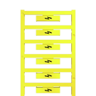 WEIDMULLER - Siglatura morsetti, giallo, Caratteri stampati: Flash, orizzontale