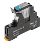 WEIDMULLER - Modulo a relè 48VDC con LED verde, diodo a corsa libera, 2 contatti di scambio (AgSnO), 250VAC 5A, collegamento a vite e tasto di prova LD/PB.