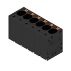 WEIDMULLER - Morsetto per circuito stampato, 1000 V, 101 A, Passo in mm: 10.00, 16 mm², Numero di poli: 6, PUSH IN con attuatore, Collegamento a saldare THT, 180°,