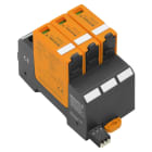 WEIDMULLER - Scaricatore di sovratensioni (sistemi di alimentazione) con Protezione contro le sovratensioni I / II, contatto remoto, Tipo I + II, DC VPU PV I+II 3 R 1000 E.