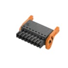 WEIDMULLER - Connettori per circuito stampato 160V 17.5A Passo 3.50mm 1.5mm² 5 poli PUSH IN attuatore Box BLF 3.50/05/180LH SN BK BX