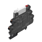 WEIDMULLER - Modulo a relè TRP 230VAC con LED verde, raddrizzatore e elemento RC, 1 contatto di scambio AGSNO, 250VAC 6A, PUSH IN, tasto di prova.