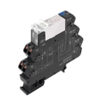 WEIDMULLER - Modulo a relè TRP 5VDC 1CO 16A con LED verde e protezione contro inversione polarità. Adatto per applicazioni con 1 contatto di scambio (AgNi) a 250V AC.