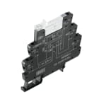 WEIDMULLER - Modulo a relè TRS 24-230VUC con LED verde, raddrizzatore e 1 contatto di scambio AGSNO. 250V AC, 6A, collegamento a vite e tasto di prova disponi.