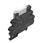 WEIDMULLER - Modulo a relè TRP 24-230VUC 1CO con LED verde, raddrizzatore e contatto di scambio (AgNi, bagnato in oro), 250V AC, 6A, PUSH IN e tasto di prova disp.
