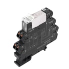 WEIDMULLER - Modulo a relè TRP 24-230VUC con LED verde, raddrizzatore e 1 contatto NA (AgSnO + W), 250V AC, 16A, PUSH IN, tasto di prova non disponibile.