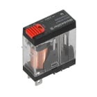 WEIDMULLER - Minirelè industriale 115V AC LED rosso 1 Contatto di scambio (AgSnO) 250V AC 10A Tasto di prova disponibile: Sì DRI314615LT