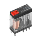 WEIDMULLER - Minirelè industriale, 115 V AC, LED rosso, 2 Contatto di scambio (AgSnO), 250 V AC, 5 A, Tasto di prova disponibile: Sì DRI424615LT. 7760056344