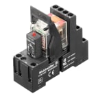 WEIDMULLER - Modulo a relè 24VDC 4CO LED verde Diodo a corsa libera 240VAC 6A Collegamento a vite Tasto di prova RCMKIT 24VDC 4CO LED GN.