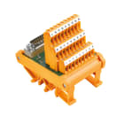 WEIDMULLER - Modulo d'interfaccia con morsetto, connettore, Connettori D-sub, a norma IEC 60807 / DIN 41652, Connettore femmina 9 poli, LL3R 5.08 mm, Collegamento