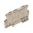 WEIDMULLER - Modulo a relè 24V DC LED verde Diodo a corsa libera Protezione inversione polarità Contatto scambio AgSnO dorato 250 MCZ R 24VDC 5UAU