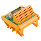 WEIDMULLER - Modulo d'interfaccia con morsetto, connettore, Connettori D-sub, a norma IEC 60807 / DIN 41652, Connettore femmina 25 poli, LM2NZF 5.08mm, Molla autob