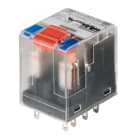 WEIDMULLER - Minirelè industriale, 230 V AC, LED rosso, 3 Contatto di scambio (AgNi), 240 V AC, 10 A, Tasto di prova disponibile: Sì RCM370T30.