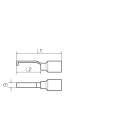 WEIDMULLER - Capicorda, Isolamento: PVC, Sezione di collegamento cavo, max.: 1.5 mm², nero