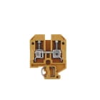 WEIDMULLER - Morsettiera passante a vite beige/giallo 4 mm² 32 A 800 V, 2 collegamenti, 1 piano, TS 32 V-2 PA 66 100 ° SAK 4 K.IN.