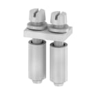 WEIDMULLER - Morsetto di collegamento trasversale grigio, 24A, 2 poli, passo 5.00mm, larghezza 9.5mm, isolato: No, codice Q2SAKD2.5N.