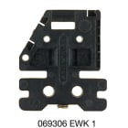 WEIDMULLER - Terminale di fissaggio nero TS 32 larghezza 7.5 mm resistente fino a 160 °C EWK 1 PPS/SW.