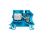 WEIDMULLER - Morsetto componibile per il conduttore di neutro, collegamento a vite, 10, 400 V, 57 A, TS 35, blu WNT 10 10X3.