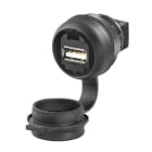 WEIDMULLER - Custodia portacomponenti su misura IP65, stato chiuso con connettore USB A IE-FCM-USB-A.