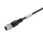 WEIDMULLER - Cavi sensore-attuatore preconfezionati, M12, 4 poli, 3m, Connettore maschio, SAIL-M12G-4-3.0T.