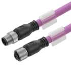 WEIDMULLER - Cavi dati in rame preconfezionati, Linea di collegamento 5 poli, Lunghezza cavo 1.5 m maschio diritto femmina diritto SAIL-M12GM12G-CD-1.5B.