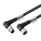 WEIDMULLER - Cavi dati in rame preconfezionati, Linea di collegamento, 5 poli, Lunghezza cavo 10m, maschio angolato - femmina angolato, codice prodotto: SAIL-M12WM12W-CD-10B.